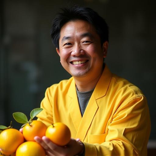 柚子胡椒職人の伊藤大海氏 (Yuzu kosho artisan, Mr. Ito Hiromi).
